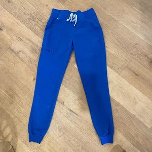 Figs royal blue Zamora joggers